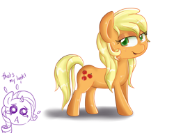 Size: 1024x784 | Tagged: safe, artist:scarletts-fever, applejack, rarity, earth pony, pony, unicorn, g4, alternate hairstyle, applejewel, loose hair, marshmelodrama, rarity being rarity, simple background, solo focus, transparent background