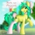 Size: 1200x1200 | Tagged: safe, artist:vashtwiist, oc, oc only, oc:sun drop, earth pony, pony, bow, clothes, pogchamp, poggers, socks, solo