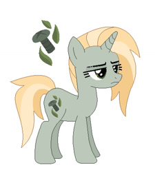 Size: 1024x1139 | Tagged: safe, artist:kabuvee, pony, unicorn, female, mare, simple background, solo, white background