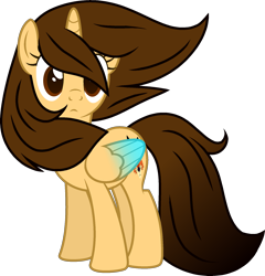 Size: 1771x1843 | Tagged: safe, artist:muhammad yunus, oc, oc only, oc:ej, alicorn, pony, g4, female, mare, rule 63, rule63betes, simple background, solo, transparent background, vector