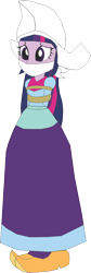 Size: 340x1014 | Tagged: safe, artist:caido58, twilight sparkle, equestria girls, g4, arm behind back, bondage, bound and gagged, cloth gag, dutch, gag, rope, simple background, solo, tied up, transparent background
