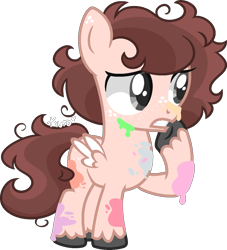 Size: 1091x1200 | Tagged: safe, artist:kurosawakuro, oc, oc only, pegasus, pony, base used, colt, magical gay spawn, male, offspring, parent:featherweight, parent:snails, simple background, solo, transparent background