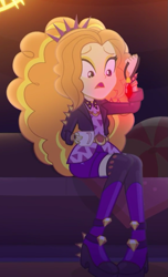 Size: 613x1006 | Tagged: safe, screencap, adagio dazzle, equestria girls, find the magic, g4, my little pony equestria girls: better together, cropped, solo