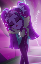 Size: 403x623 | Tagged: safe, screencap, aria blaze, equestria girls, find the magic, g4, my little pony equestria girls: better together, cropped, solo