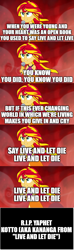Size: 500x1678 | Tagged: safe, edit, edited screencap, screencap, sunset shimmer, equestria girls, g4, caption, comic, image macro, in memoriam, james bond, live and let die, paul mccartney, rest in peace, screencap comic, singing, song reference, text