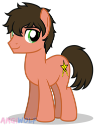 Size: 2388x3133 | Tagged: safe, artist:amgiwolf, oc, oc only, earth pony, pony, earth pony oc, high res, male, simple background, smiling, solo, stallion, transparent background