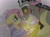 Size: 1200x899 | Tagged: safe, artist:cocolove2176, discord, fluttershy, draconequus, pegasus, pony, g4, blushing, eyelashes, female, looking at each other, lying down, male, mare, on back, ship:discoshy, shipping, story included, straight, wings