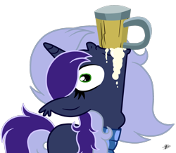 Size: 1600x1397 | Tagged: safe, artist:princessmoonsilver, oc, oc only, oc:krystel, pony, unicorn, base used, cider, clothes, drink, drinking, funny, scarf, simple background, solo, transparent background, wide eyes