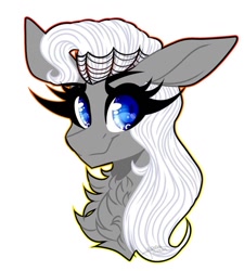 Size: 1080x1201 | Tagged: safe, alternate version, artist:moshi.poni, oc, oc only, earth pony, pony, background removed, chest fluff, earth pony oc, eyelashes, looking at you, simple background, smiling, solo, white background