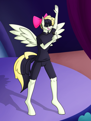 Size: 1500x2000 | Tagged: safe, artist:silly-yellow-pone, songbird serenade, anthro, g4, my little pony: the movie, commission, commissioner:reversalmushroom