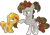 Size: 1280x885 | Tagged: safe, artist:princess-kitsune-tsu, oc, oc only, earth pony, pegasus, pony, base used, female, filly, nose wrinkle, offspring, parent:cheese sandwich, parent:rainbow dash, parents:cheesedash, simple background, transparent background