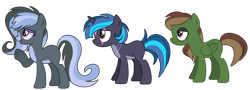 Size: 1280x462 | Tagged: safe, artist:princess-kitsune-tsu, oc, oc only, pegasus, pony, unicorn, base used, female, male, mare, simple background, stallion, transparent background