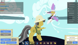 Size: 1440x837 | Tagged: source needed, safe, screencap, daring do, pegasus, pony, g4, 3d, roblox, roleplay is magic, wings