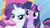 Size: 1280x720 | Tagged: safe, screencap, rarity, twilight sparkle, pony, unicorn, friendship is magic, g4, my little pony: friendship is magic, season 1, carousel boutique, duo, duo female, female, surprised, teeth, unicorn twilight