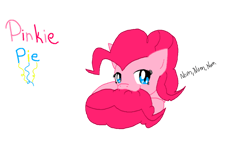 Size: 900x563 | Tagged: safe, artist:invader-star-irken, pinkie pie, earth pony, pony, g4, 2012, cute, looking at you, nom, simple background, solo, tail chewing, transparent background