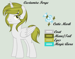 Size: 1280x1008 | Tagged: safe, artist:lominicinfinity, oc, oc only, oc:castamire forge, alicorn, pony, male, reference sheet, simple background, solo, stallion