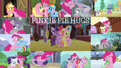 Size: 1280x720 | Tagged: safe, edit, edited screencap, editor:quoterific, screencap, applejack, dinky hooves, discord, fluttershy, gummy, limestone pie, marble pie, maud pie, pinkie pie, piña colada, pound cake, rainbow dash, rarity, scootaloo, spike, tornado bolt, twilight sparkle, alicorn, alligator, earth pony, pegasus, pony, unicorn, a friend in deed, g4, hearthbreakers, not asking for trouble, party of one, pinkie apple pie, princess twilight sparkle (episode), rock solid friendship, the gift of the maud pie, the maud couple, the one where pinkie pie knows, the super speedy cider squeezy 6000, three's a crowd, wonderbolts academy, ^^, baby, baby pony, blue flu, collage, eyes closed, female, filly, hug, jpg, male, mane seven, mane six, mare, singing, smile song, smiling, stallion, sugarcube corner, twilight sparkle (alicorn), unicorn twilight