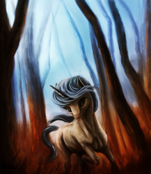 Size: 4662x5368 | Tagged: safe, artist:seven9988, oc, oc only, pony, unicorn, forest, painting, solo