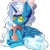 Size: 1000x1000 | Tagged: safe, artist:sakimiaji, oc, oc:fleurbelle, alicorn, pony, adorabelle, alicorn oc, bow, cute, female, hair bow, holding, horn, mare, ocbetes, simple background, solo, transparent background, wingding eyes, wings, yellow eyes