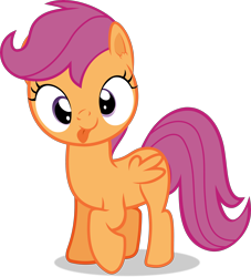 Size: 3000x3310 | Tagged: safe, artist:frownfactory, scootaloo, pegasus, pony, g4, lesson zero, :p, bleh, cute, cutealoo, derp, female, filly, high res, silly, simple background, solo, tongue out, transparent background, vector