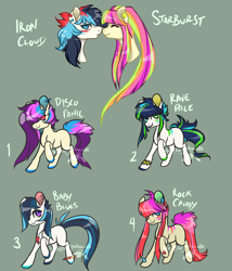Size: 3000x3500 | Tagged: safe, artist:lavvythejackalope, oc, oc only, oc:starburst, earth pony, pony, base used, bust, colored hooves, ear piercing, earth pony oc, eyes closed, gray background, hair over one eye, heterochromia, high res, jewelry, necklace, parents:oc x oc, piercing, simple background, smiling