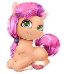 Size: 1296x1492 | Tagged: safe, artist:phoenixrk49, sunny starscout, earth pony, pony, g5, cute, female, mare, solo, sunnybetes