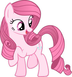 Size: 2553x2740 | Tagged: safe, artist:muhammad yunus, oc, oc only, oc:annisa trihapsari, earth pony, pony, g4, base used, cutie mark, earth pony oc, female, high res, mare, not rarity, open mouth, simple background, solo, transparent background, vector