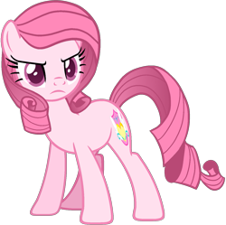 Size: 1361x1357 | Tagged: safe, artist:muhammad yunus, oc, oc only, oc:annisa trihapsari, earth pony, pony, g4, base used, earth pony oc, female, mare, not rarity, simple background, solo, transparent background, unamused, vector