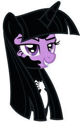 Size: 2135x3237 | Tagged: safe, alternate version, artist:severity-gray, twilight sparkle, alicorn, pony, g4, crossover, female, grin, high res, male, mare, marvel, she-venom, simple background, smiling, solo, spider-man, symbiote, teeth, transparent background, twilight sparkle (alicorn), venom, venom twilight