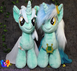 Size: 2501x2304 | Tagged: safe, artist:1stastrastudio, lyra heartstrings, pony, unicorn, g4, clothes, dress, high res, irl, photo, plushie, self ponidox