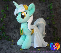 Size: 2641x2304 | Tagged: safe, artist:1stastrastudio, lyra heartstrings, pony, unicorn, g4, clothes, dress, high res, irl, photo, plushie, solo