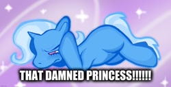 Size: 1591x807 | Tagged: safe, artist:ponywizards, edit, trixie, pony, unicorn, g4, caption, female, image macro, imgflip, mare, missing cutie mark, text