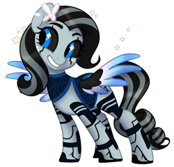 Size: 1504x1452 | Tagged: safe, artist:unichan, oc, oc only, oc:achromia, pegasus, pony, robot, robot pony, base used, not fluttershy, simple background, solo, transparent background