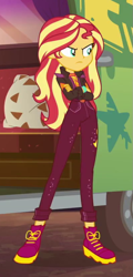 Size: 399x834 | Tagged: safe, screencap, sunset shimmer, equestria girls, equestria girls specials, g4, my little pony equestria girls: better together, my little pony equestria girls: sunset's backstage pass, cropped, crossed arms, solo