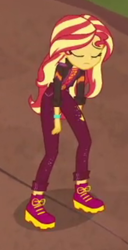 Size: 300x585 | Tagged: safe, screencap, sunset shimmer, equestria girls, equestria girls specials, g4, my little pony equestria girls: better together, my little pony equestria girls: sunset's backstage pass, cropped, solo