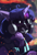 Size: 1500x2200 | Tagged: safe, artist:hierozaki, twilight sparkle, pony, g4, gas mask, mask, solo