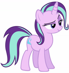 Size: 1600x1676 | Tagged: safe, alternate version, artist:thehumanboywonder, trixie, g4, alternate universe, implied starlight glimmer, not starlight glimmer, palette swap, recolor, simple background, white background