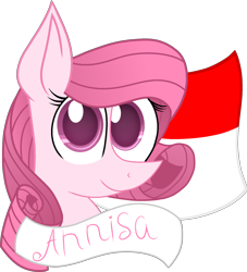 Size: 1792x1976 | Tagged: safe, artist:muhammad yunus, oc, oc only, oc:annisa trihapsari, earth pony, pony, base used, earth pony oc, female, heart, indonesia, mare, name, not rarity, pink body, pink hair, simple background, smiling, solo, transparent background, vector