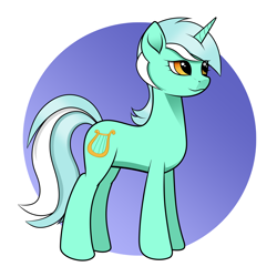 Size: 3000x3000 | Tagged: safe, artist:chipwanderer, lyra heartstrings, pony, unicorn, g4, female, high res, mare, simple background, solo, white background