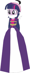 Size: 414x998 | Tagged: safe, artist:caido58, twilight sparkle, equestria girls, g4, 1000 hours in ms paint, arm behind back, bondage, bound and gagged, cloth gag, gag, simple background, solo, tied up, transparent background, twilight sparkle (alicorn)