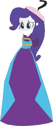 Size: 419x979 | Tagged: safe, artist:caido58, rarity, equestria girls, g4, 1000 hours in ms paint, arm behind back, bondage, bound and gagged, cloth gag, gag, simple background, solo, tied up, transparent background