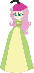 Size: 492x1042 | Tagged: safe, artist:caido58, fluttershy, equestria girls, g4, 1000 hours in ms paint, arm behind back, bondage, bound and gagged, cloth gag, gag, simple background, solo, tied up, transparent background
