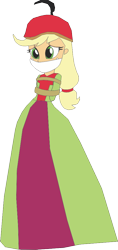 Size: 478x1016 | Tagged: safe, artist:caido58, applejack, equestria girls, g4, 1000 hours in ms paint, arm behind back, bondage, bound and gagged, cloth gag, gag, simple background, solo, tied up, transparent background