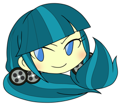 Size: 740x640 | Tagged: safe, artist:batipin, part of a set, juniper montage, equestria girls, g4, head only, simple background, solo, transparent background