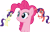 Size: 4670x3000 | Tagged: safe, artist:cloudy glow, pinkie pie, rarity, g4, my little pony: friendship is magic, the saddle row review, angel rarity, devil rarity, simple background, transparent background, vector