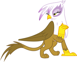 Size: 1280x1024 | Tagged: safe, artist:koraluch, gilda, griffon, g4, female, simple background, solo, transparent background, vector