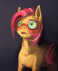Size: 1345x1653 | Tagged: safe, artist:baccizoof, babs seed, earth pony, pony, g4, solo
