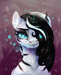 Size: 1500x1833 | Tagged: safe, artist:alina-sherl, oc, oc only, changeling, pony, solo