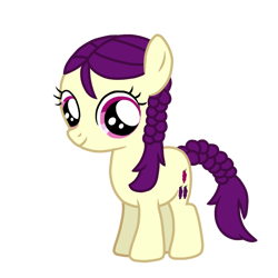 Size: 768x768 | Tagged: safe, artist:goldendaisies, boysenberry, earth pony, pony, g4, female, filly, music box creator, simple background, smiling, solo, transparent background, triple berry, vector