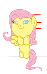 Size: 646x1022 | Tagged: safe, fluttershy, pegasus, pony, g4, baby, baby pony, babyshy, bipedal, female, filly, filly fluttershy, simple background, white background, younger